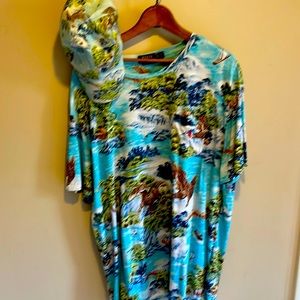 VINTAGE MENS POLO BY RALPH LAUREN POCKET TEE AND BASEBALL HAT COMBO